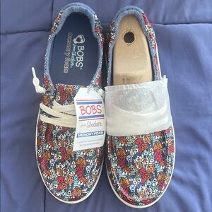 Skechers BOBS Multicolor Dog Print Sneakers